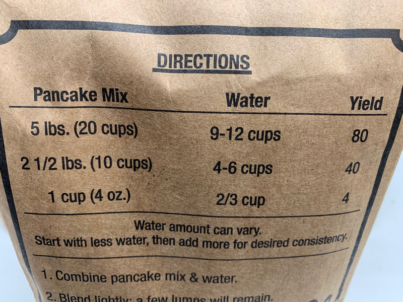 BUTTERMILK PANCAKE MIX