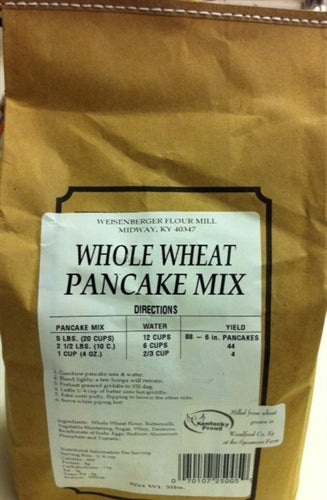 WHOLE WHEAT PANCAKE MIX -  5 lbs. BAG