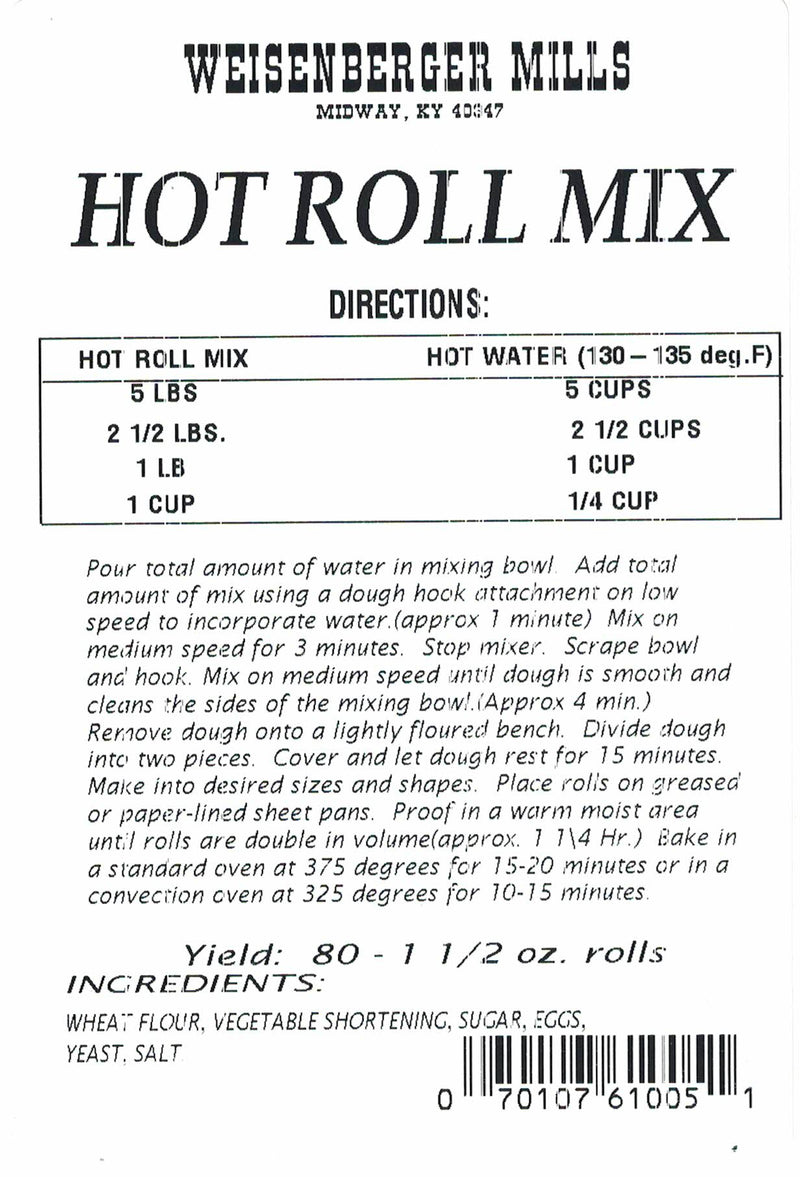 Hot Roll Mix - 5 lbs.