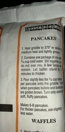BUTTERMILK PANCAKE MIX